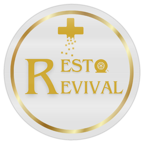 Resto Revival Transparent window sticker